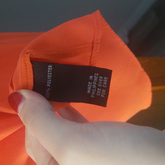 Orange By&By sleeveless top in Medium - Picture 3 of 4